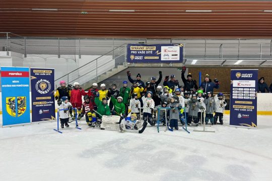Akce Pojď hrát hokej přivedla na zimní stadion v Bystřici spoustu dětí
